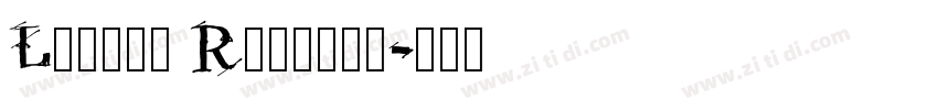 Ledger Regular字体转换